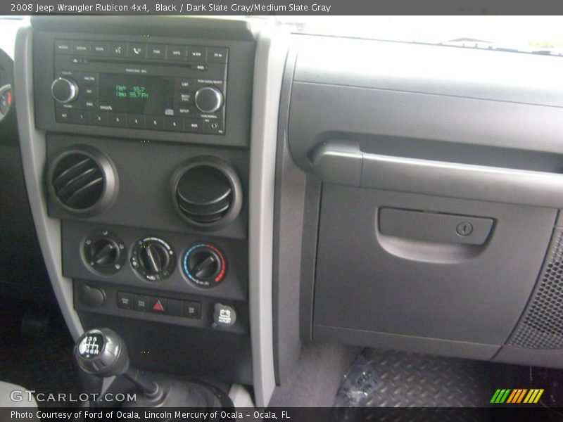 Black / Dark Slate Gray/Medium Slate Gray 2008 Jeep Wrangler Rubicon 4x4