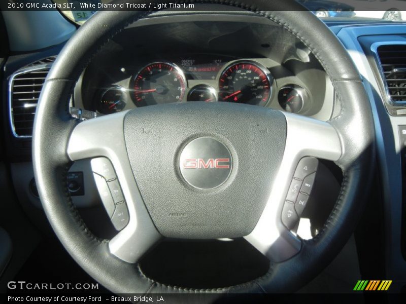 White Diamond Tricoat / Light Titanium 2010 GMC Acadia SLT
