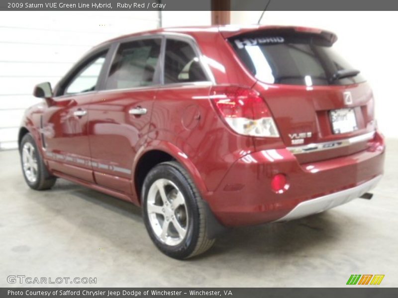 Ruby Red / Gray 2009 Saturn VUE Green Line Hybrid