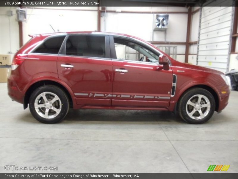 Ruby Red / Gray 2009 Saturn VUE Green Line Hybrid