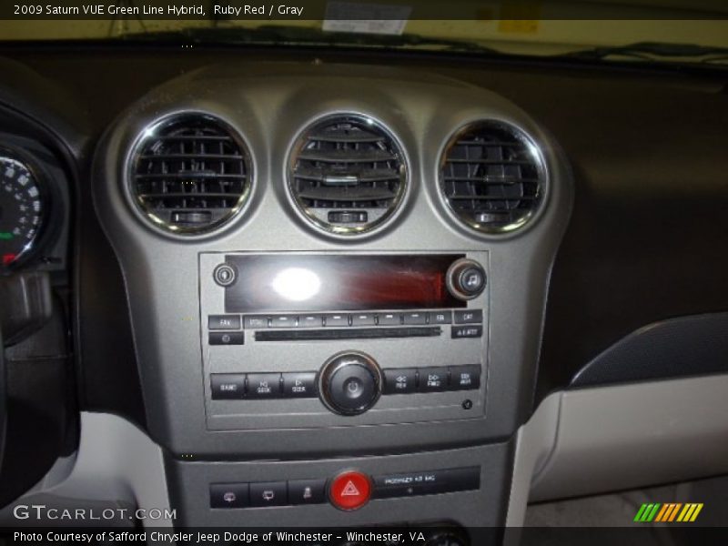 Ruby Red / Gray 2009 Saturn VUE Green Line Hybrid