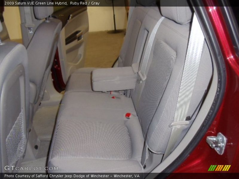 Ruby Red / Gray 2009 Saturn VUE Green Line Hybrid