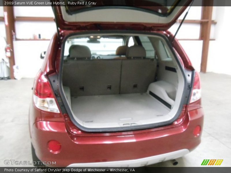Ruby Red / Gray 2009 Saturn VUE Green Line Hybrid