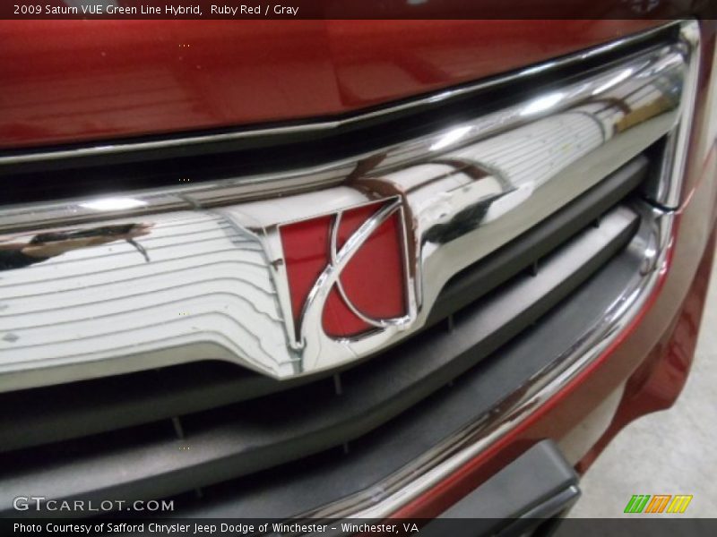 Ruby Red / Gray 2009 Saturn VUE Green Line Hybrid