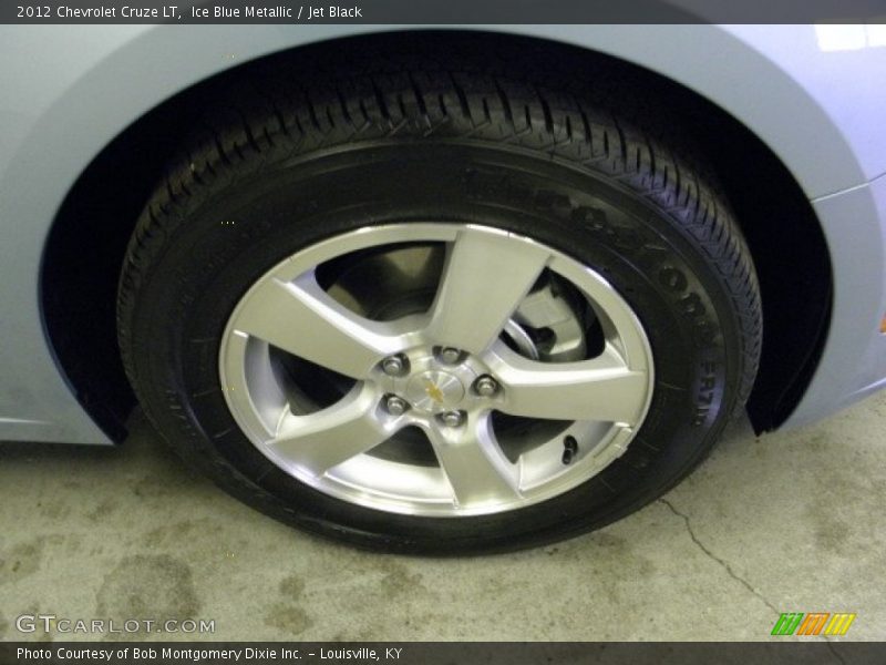 Ice Blue Metallic / Jet Black 2012 Chevrolet Cruze LT
