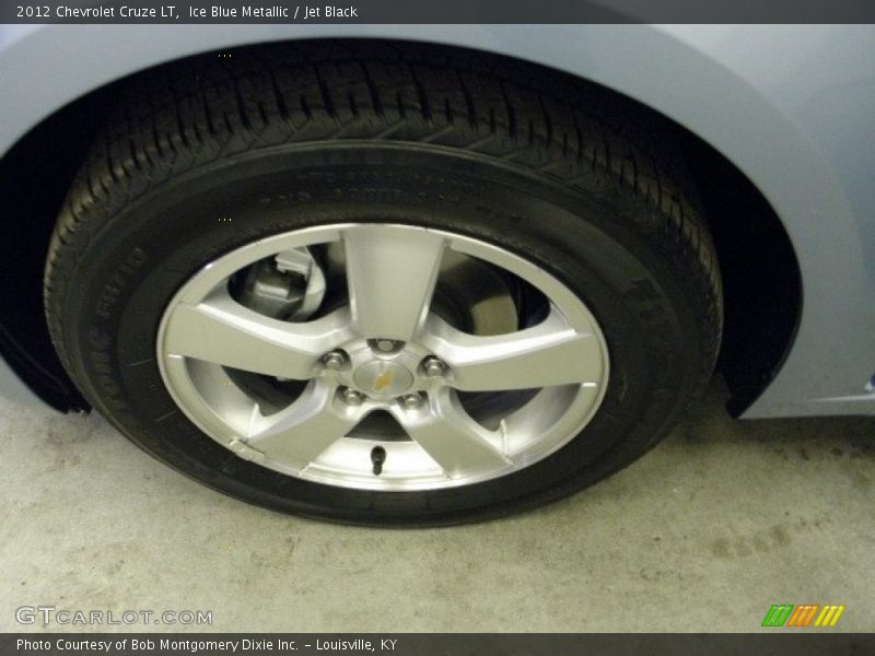 Ice Blue Metallic / Jet Black 2012 Chevrolet Cruze LT
