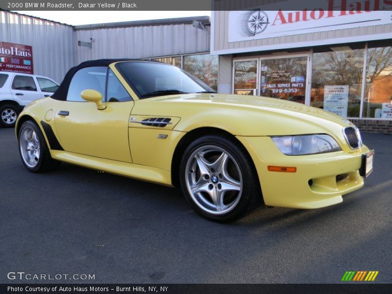 Dakar Yellow / Black 2000 BMW M Roadster