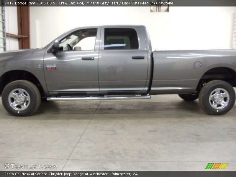 Mineral Gray Pearl / Dark Slate/Medium Graystone 2012 Dodge Ram 3500 HD ST Crew Cab 4x4