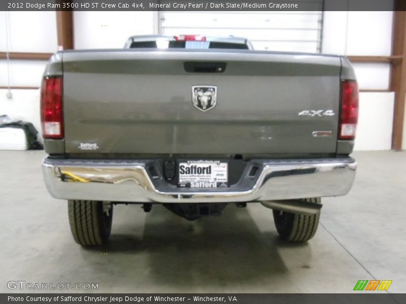 Mineral Gray Pearl / Dark Slate/Medium Graystone 2012 Dodge Ram 3500 HD ST Crew Cab 4x4