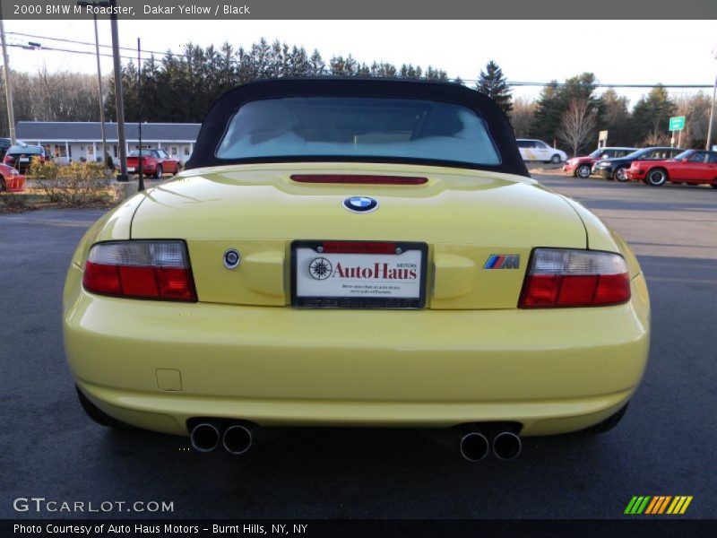 Dakar Yellow / Black 2000 BMW M Roadster