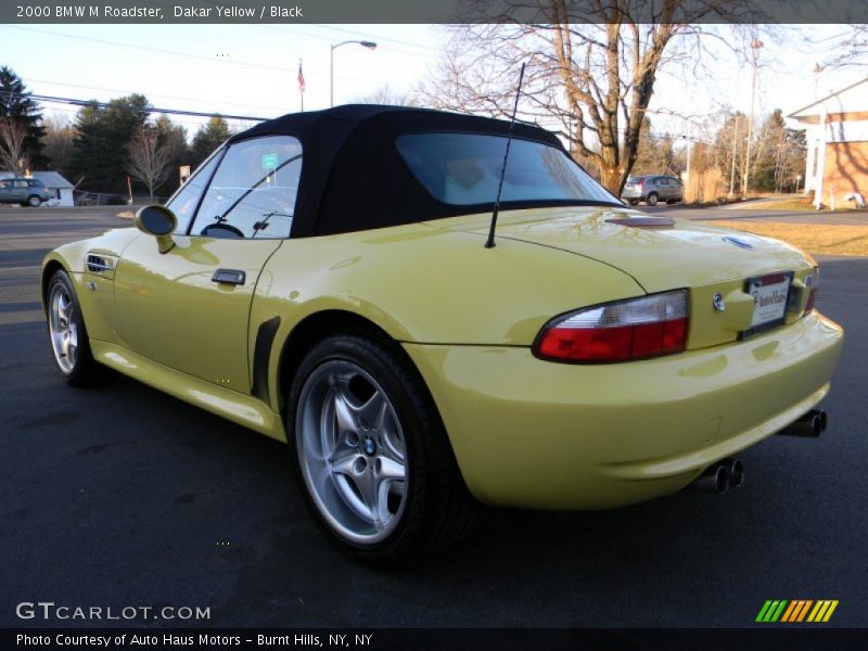 Dakar Yellow / Black 2000 BMW M Roadster