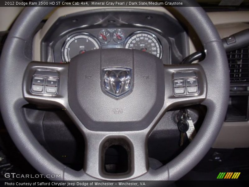Mineral Gray Pearl / Dark Slate/Medium Graystone 2012 Dodge Ram 3500 HD ST Crew Cab 4x4