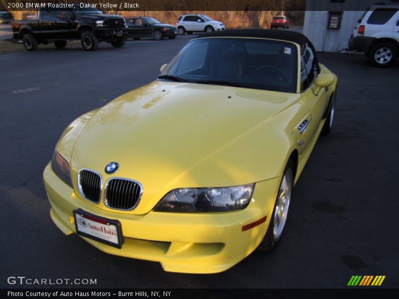 Dakar Yellow / Black 2000 BMW M Roadster