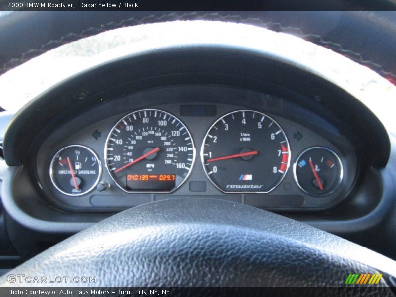  2000 M Roadster Roadster Gauges