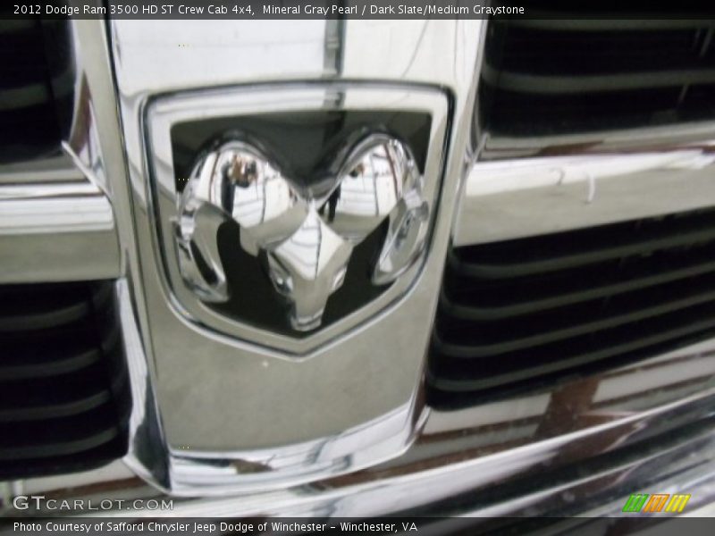 Mineral Gray Pearl / Dark Slate/Medium Graystone 2012 Dodge Ram 3500 HD ST Crew Cab 4x4