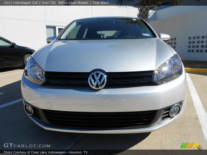Reflex Silver Metallic / Titan Black 2011 Volkswagen Golf 2 Door TDI