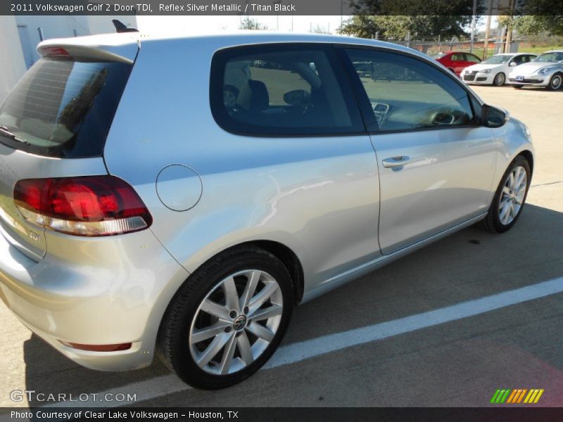 Reflex Silver Metallic / Titan Black 2011 Volkswagen Golf 2 Door TDI