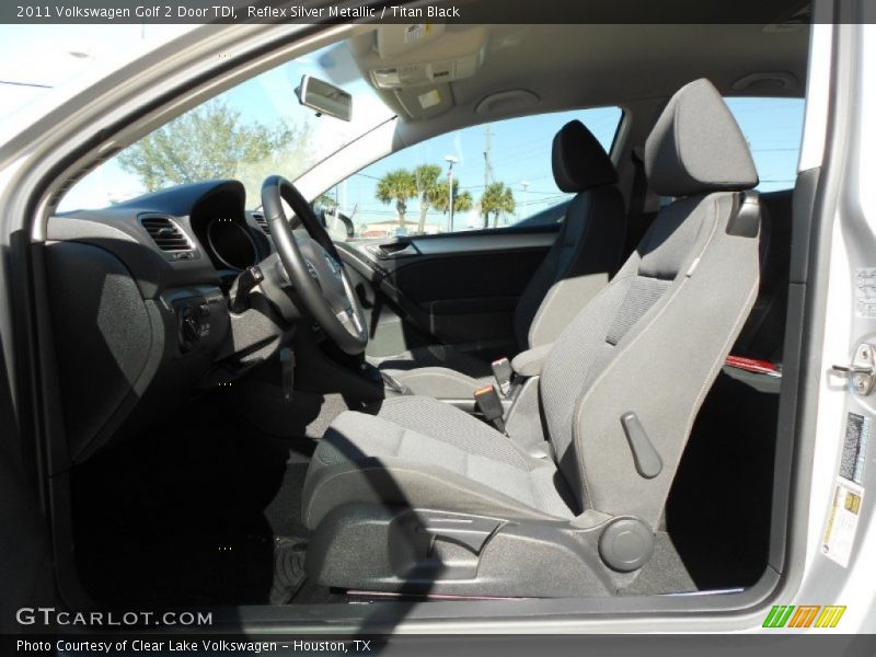 Reflex Silver Metallic / Titan Black 2011 Volkswagen Golf 2 Door TDI