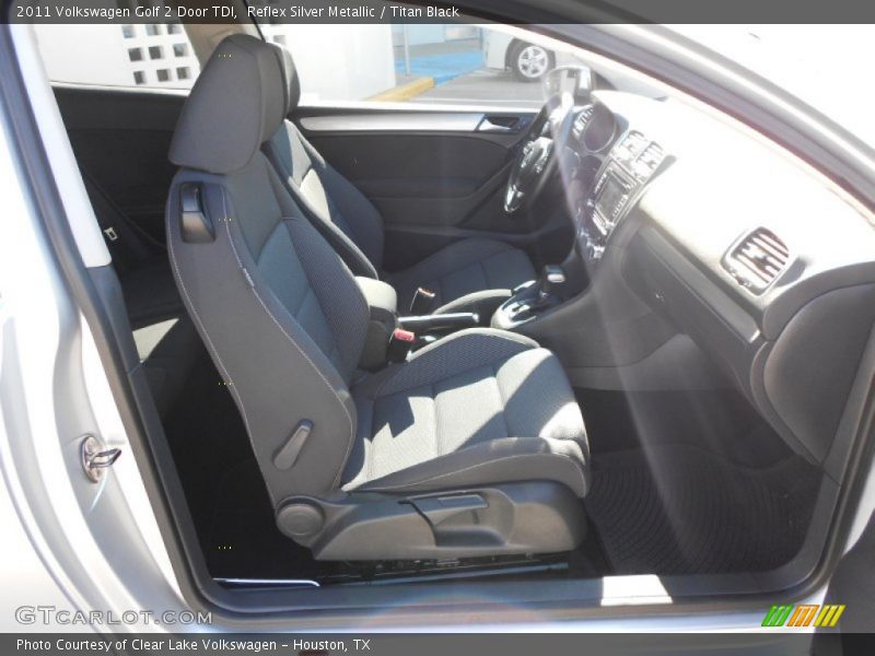 Reflex Silver Metallic / Titan Black 2011 Volkswagen Golf 2 Door TDI