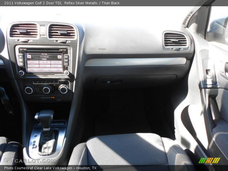Reflex Silver Metallic / Titan Black 2011 Volkswagen Golf 2 Door TDI