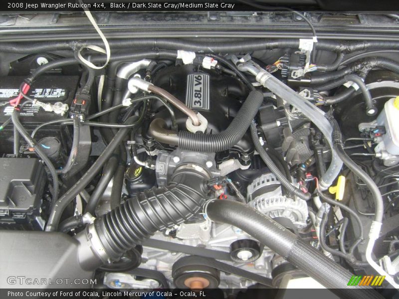 Black / Dark Slate Gray/Medium Slate Gray 2008 Jeep Wrangler Rubicon 4x4