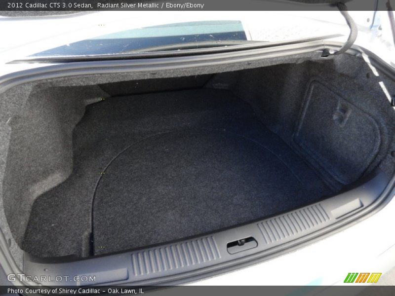  2012 CTS 3.0 Sedan Trunk