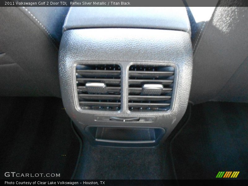 Reflex Silver Metallic / Titan Black 2011 Volkswagen Golf 2 Door TDI