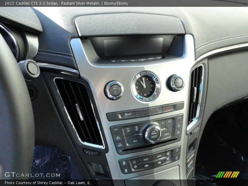 Controls of 2012 CTS 3.0 Sedan
