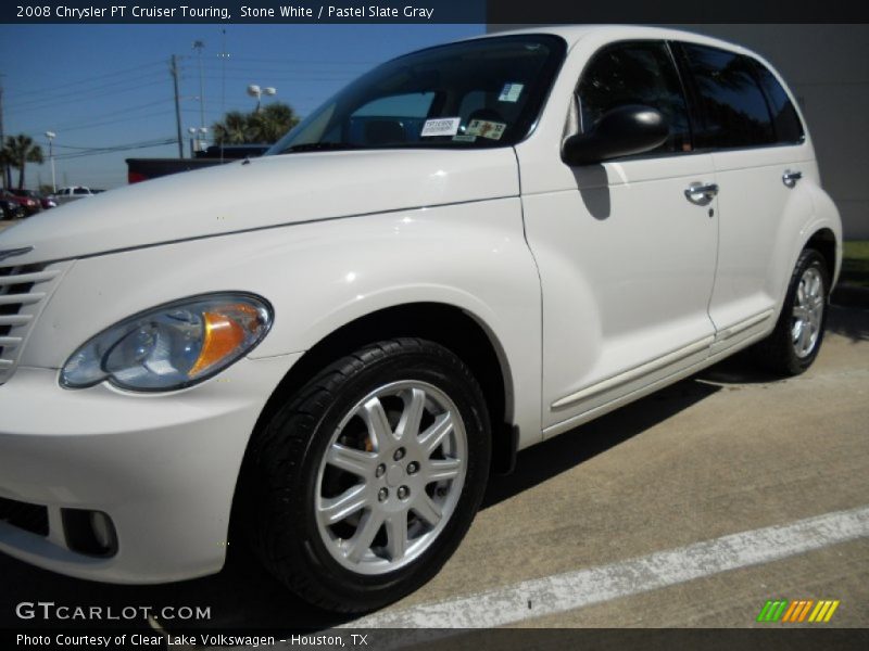 Stone White / Pastel Slate Gray 2008 Chrysler PT Cruiser Touring