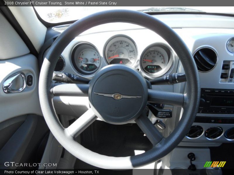Stone White / Pastel Slate Gray 2008 Chrysler PT Cruiser Touring