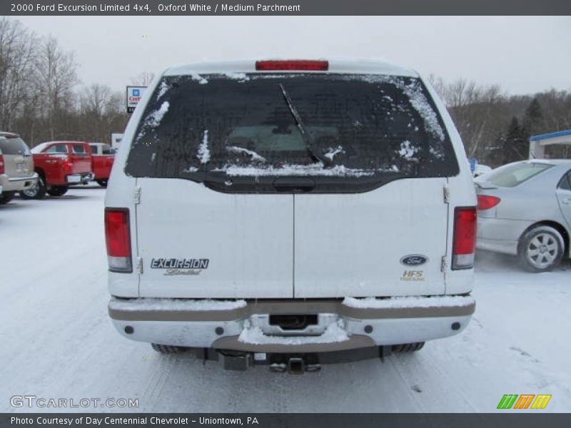 Oxford White / Medium Parchment 2000 Ford Excursion Limited 4x4