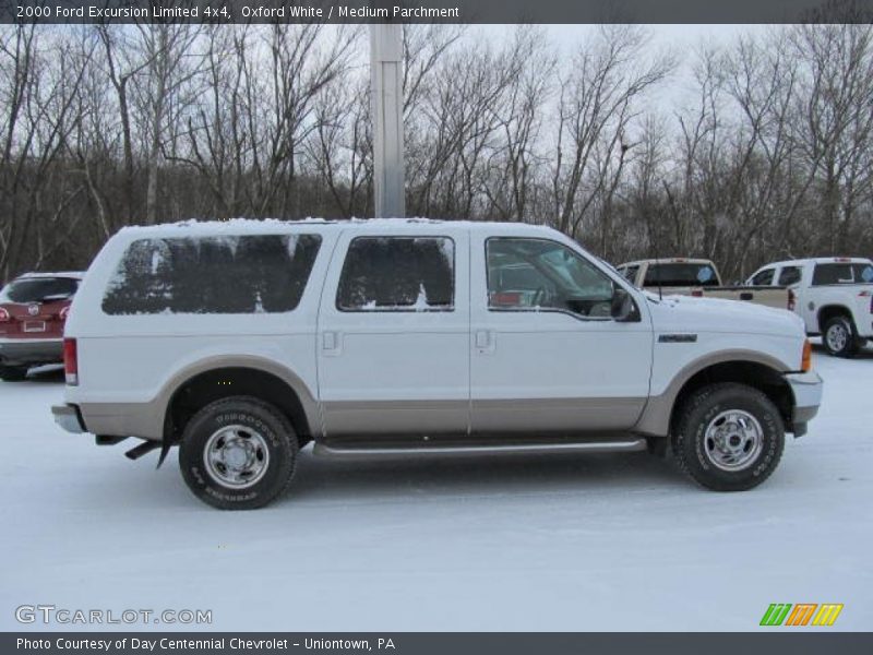 Oxford White / Medium Parchment 2000 Ford Excursion Limited 4x4