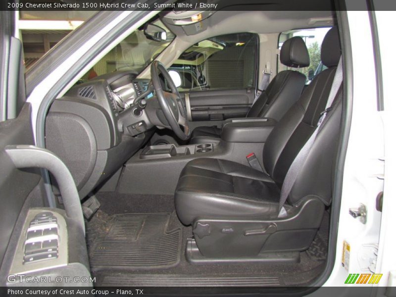  2009 Silverado 1500 Hybrid Crew Cab Ebony Interior