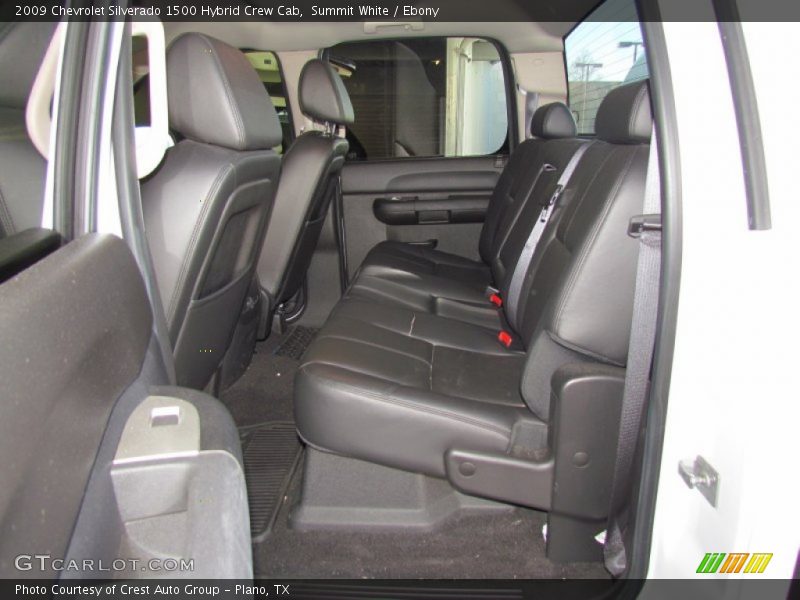  2009 Silverado 1500 Hybrid Crew Cab Ebony Interior