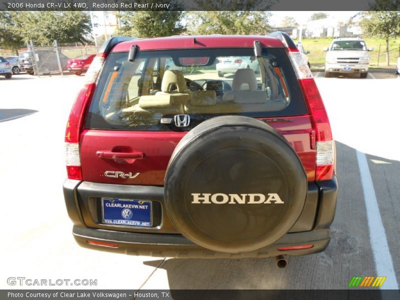 Redondo Red Pearl / Ivory 2006 Honda CR-V LX 4WD