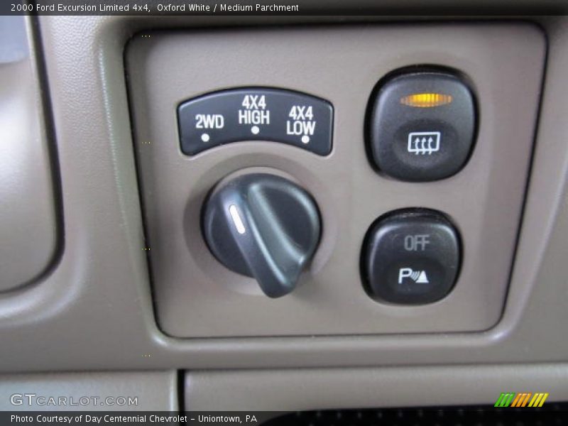 Controls of 2000 Excursion Limited 4x4