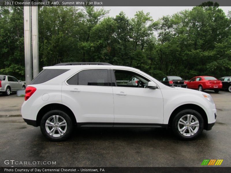 Summit White / Jet Black 2011 Chevrolet Equinox LT AWD