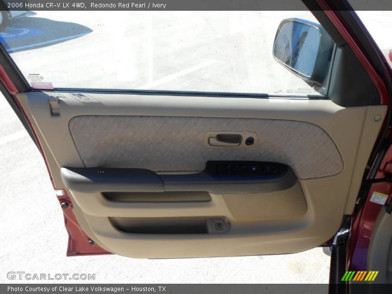 Redondo Red Pearl / Ivory 2006 Honda CR-V LX 4WD