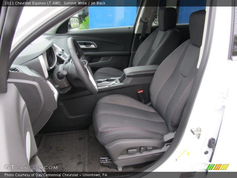 Summit White / Jet Black 2011 Chevrolet Equinox LT AWD