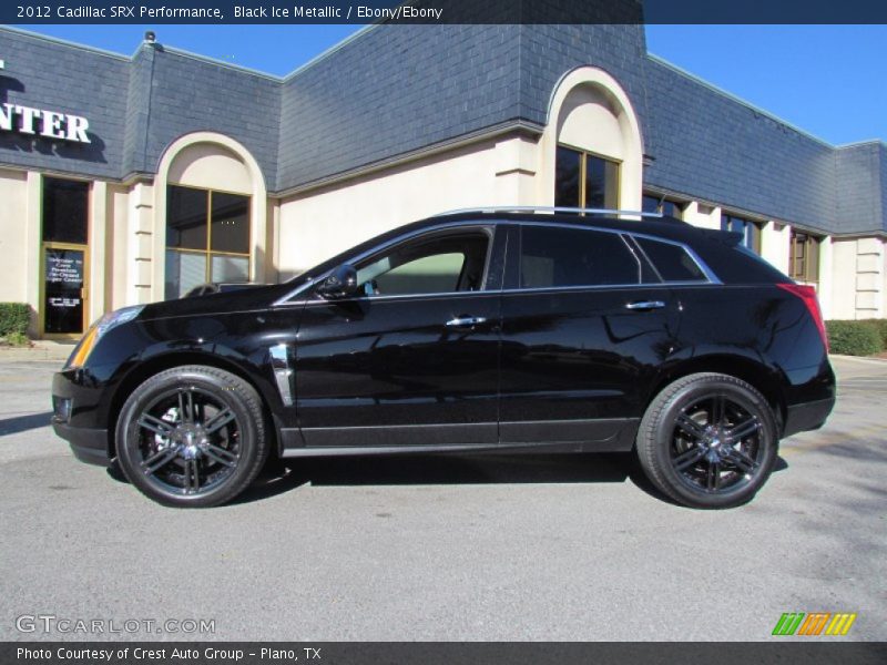 Black Ice Metallic / Ebony/Ebony 2012 Cadillac SRX Performance