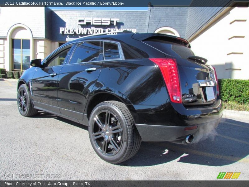 Black Ice Metallic / Ebony/Ebony 2012 Cadillac SRX Performance