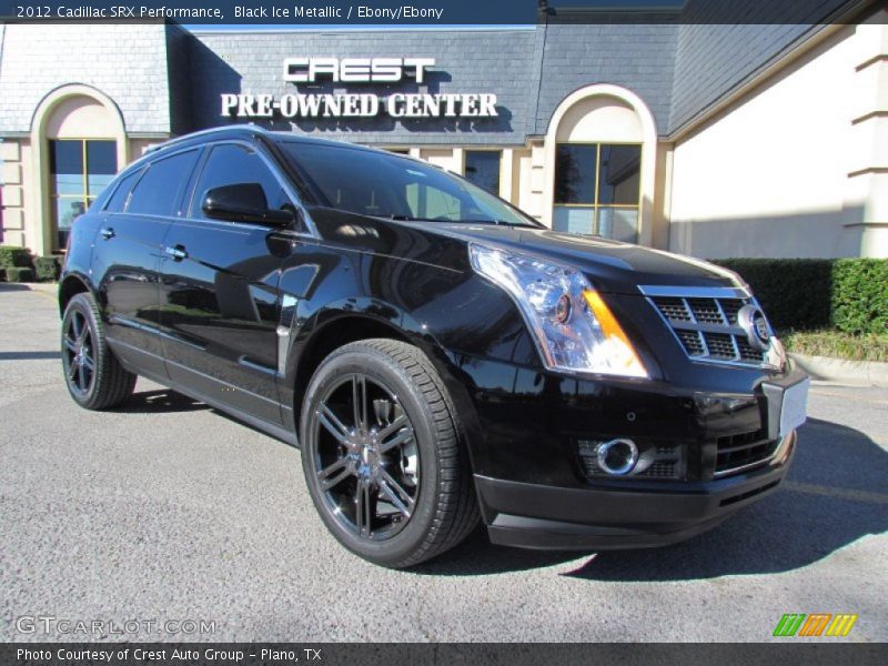 Black Ice Metallic / Ebony/Ebony 2012 Cadillac SRX Performance