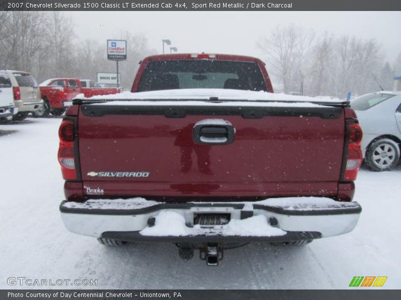Sport Red Metallic / Dark Charcoal 2007 Chevrolet Silverado 1500 Classic LT Extended Cab 4x4