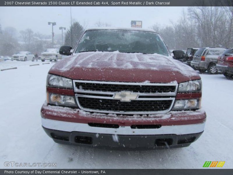 Sport Red Metallic / Dark Charcoal 2007 Chevrolet Silverado 1500 Classic LT Extended Cab 4x4