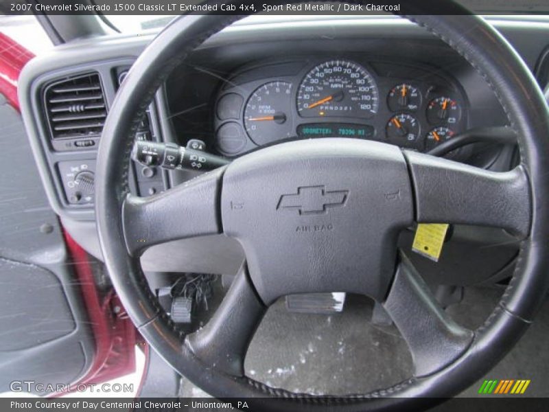 Sport Red Metallic / Dark Charcoal 2007 Chevrolet Silverado 1500 Classic LT Extended Cab 4x4