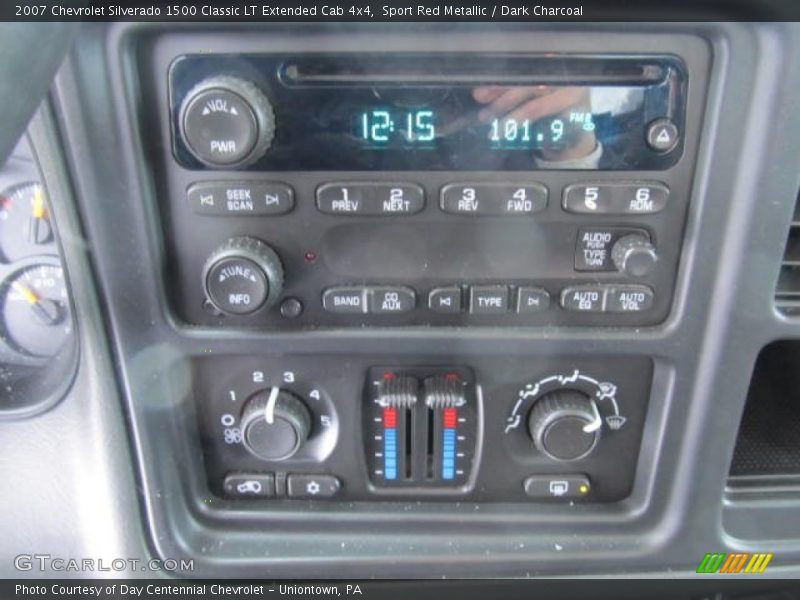 Sport Red Metallic / Dark Charcoal 2007 Chevrolet Silverado 1500 Classic LT Extended Cab 4x4