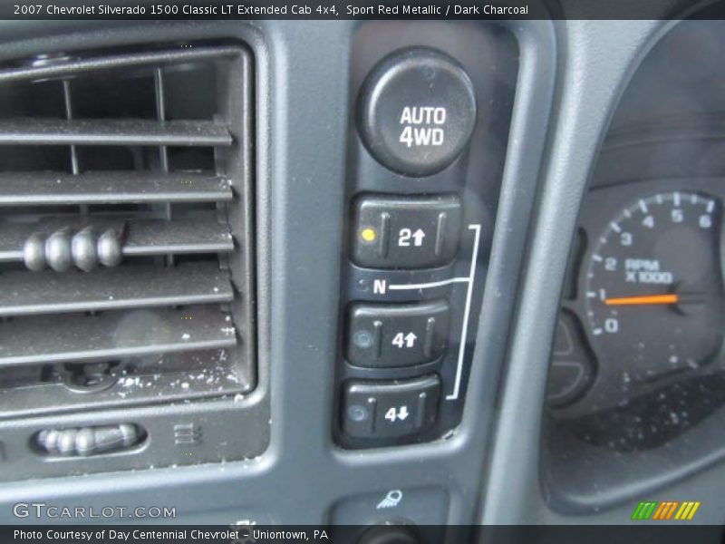 Sport Red Metallic / Dark Charcoal 2007 Chevrolet Silverado 1500 Classic LT Extended Cab 4x4