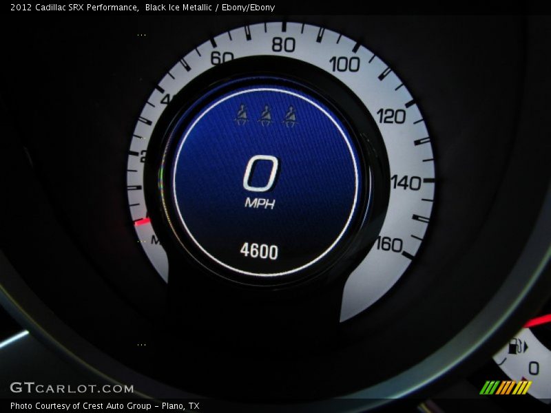 Black Ice Metallic / Ebony/Ebony 2012 Cadillac SRX Performance