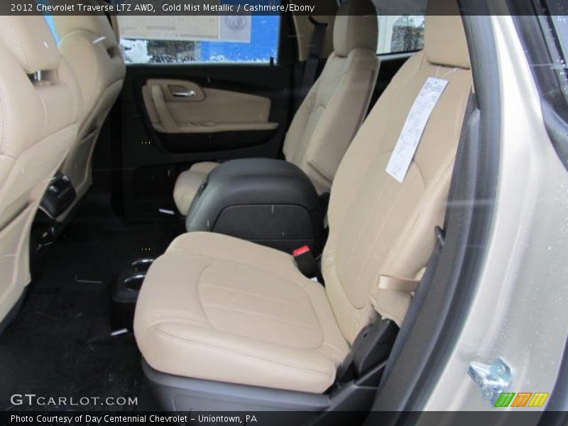 Gold Mist Metallic / Cashmere/Ebony 2012 Chevrolet Traverse LTZ AWD