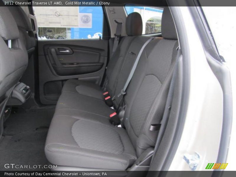 Gold Mist Metallic / Ebony 2012 Chevrolet Traverse LT AWD